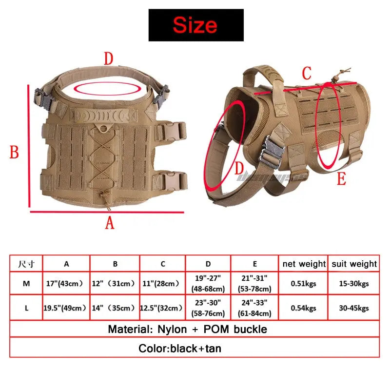 Tactical Dog Vest The SnugglePaws