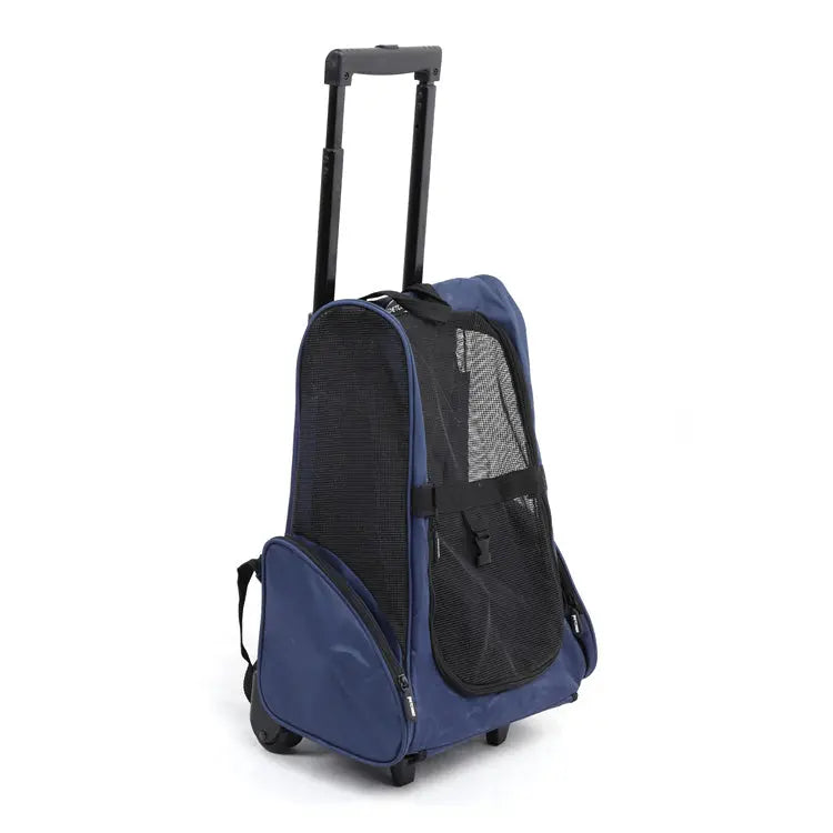 Geanta transport animale de companie 2 in 1, mai multe culori-albastru-3