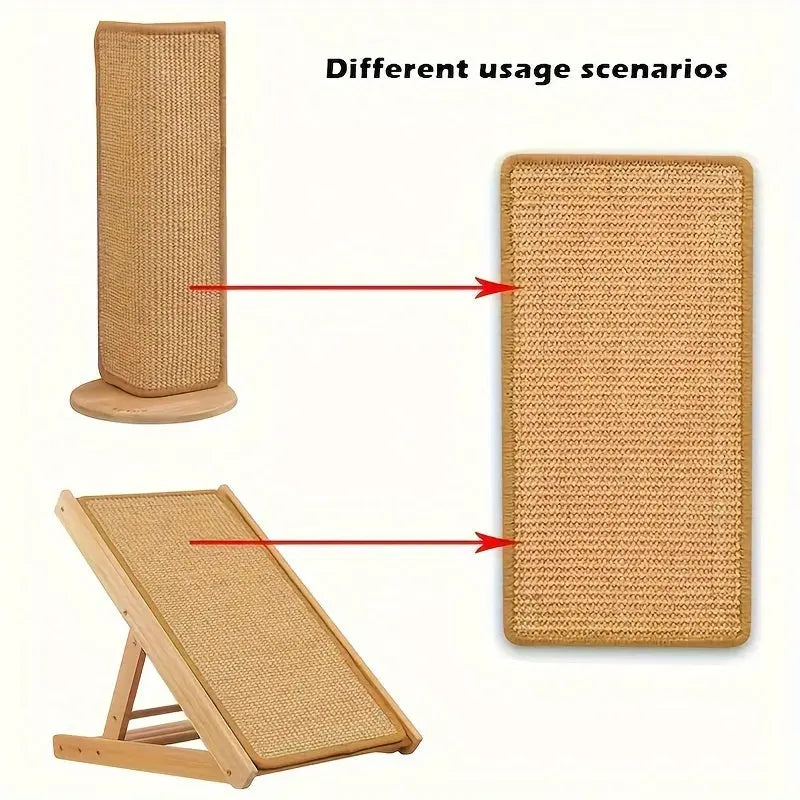 Sturdy Sisal Cat Scratcher Sofa-Safe Design for Cats TM