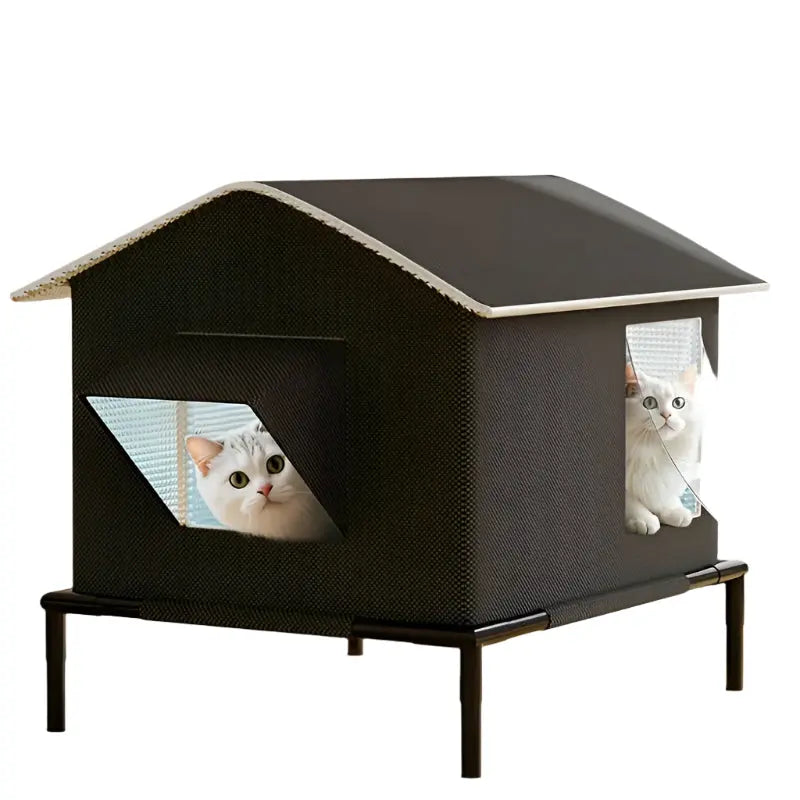 Four Seasons Outdoor Cat Shelter with Ice Box TM