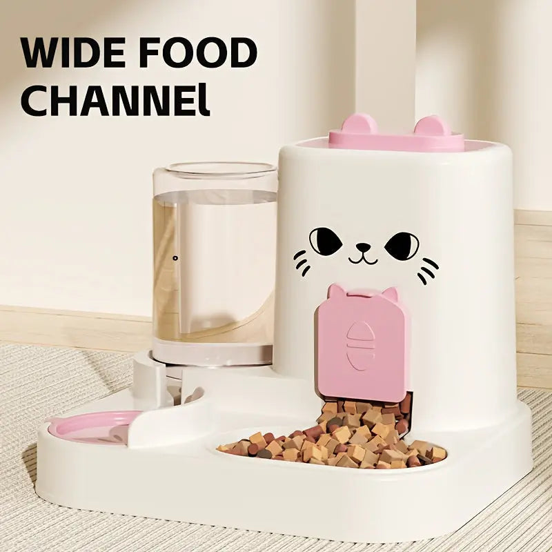 Automatic Cat Feeder And Water Dispenser Set LPT