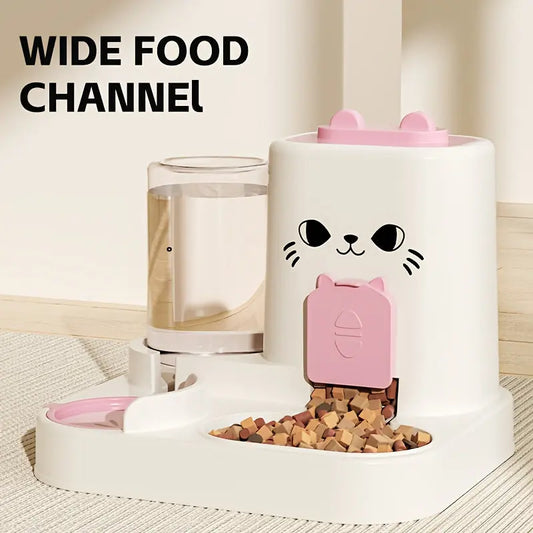 Automatic Cat Feeder And Water Dispenser Set LPT