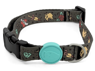 Morso Hondenhalsband Gerecycled Ink Tank Groen Verstelbaar 43 Tot 70 Cm Voor Hondeneigenaars