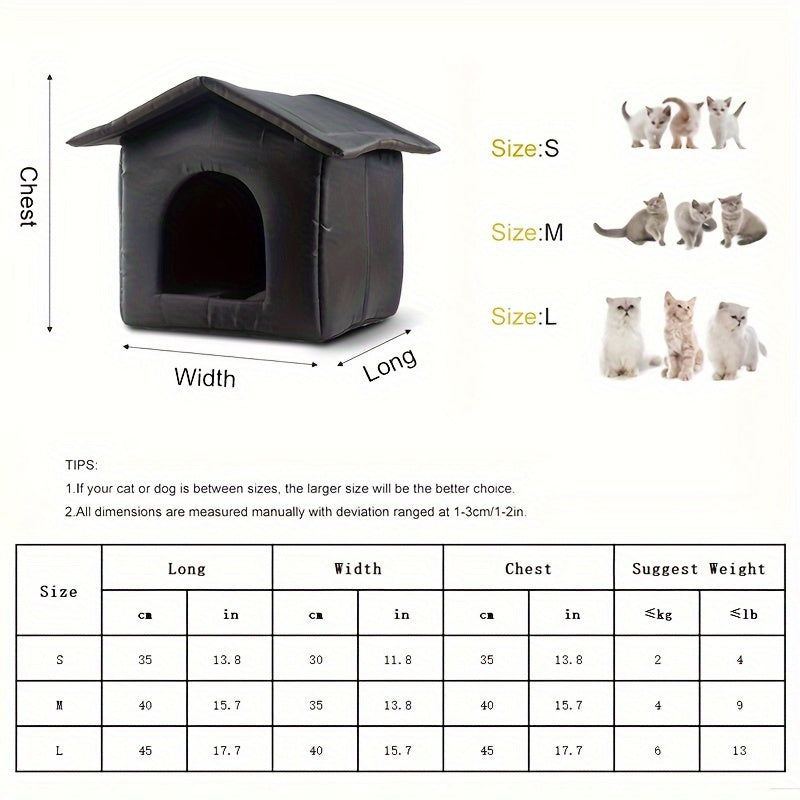 Waterproof Outdoor Cat House TM