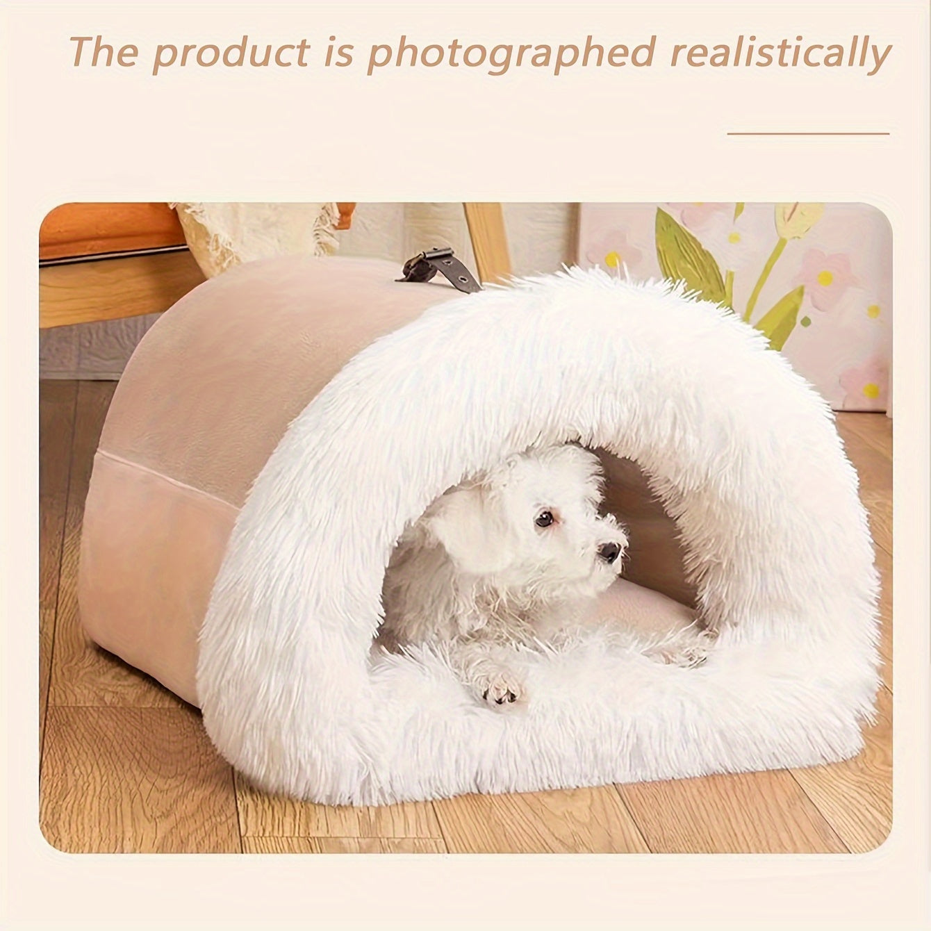 Warm Plush Cat Nest Bed for Winter Comfort TM