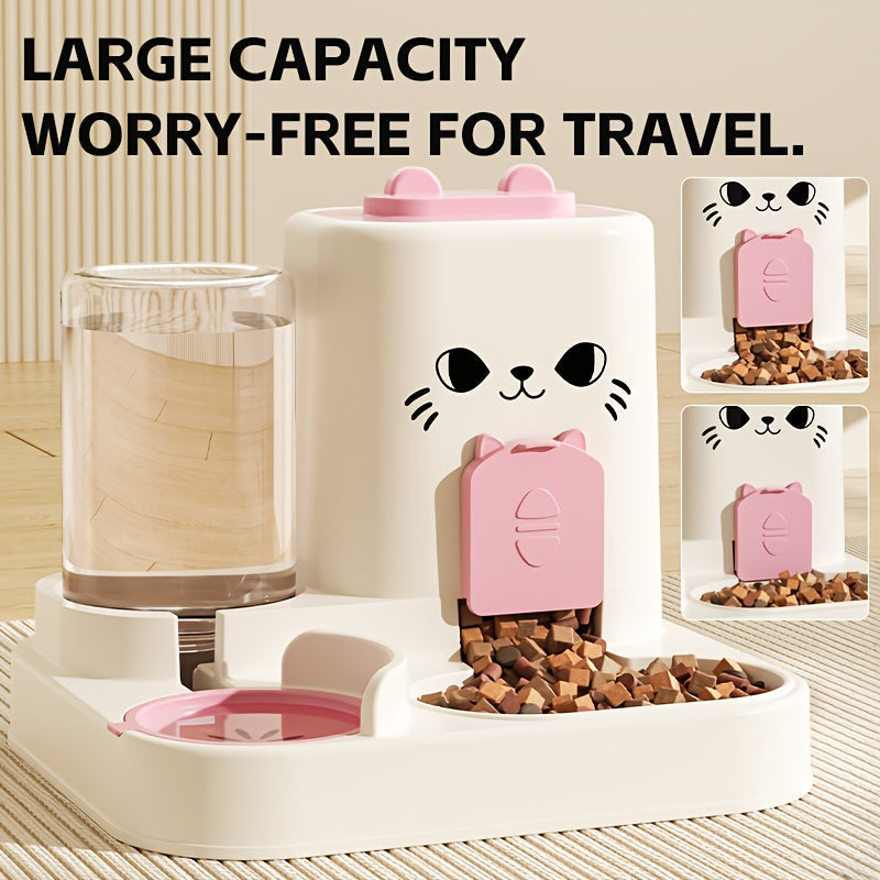 Automatic Cat Feeder And Water Dispenser Set LPT