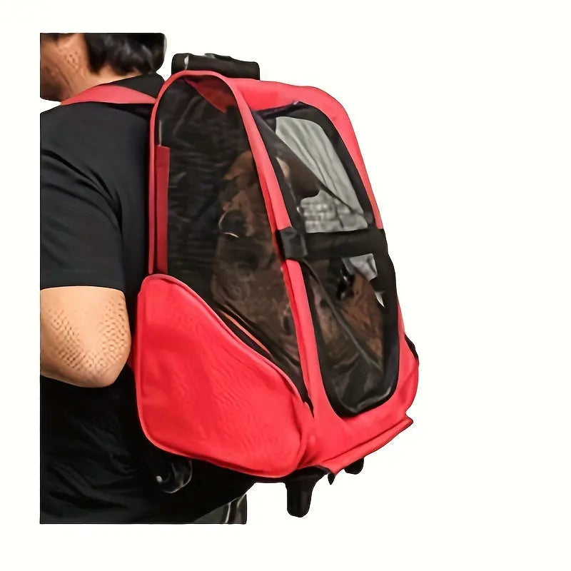 Multi-Purpose Pet Bag Foldable Travel Carrier with Wheels TM