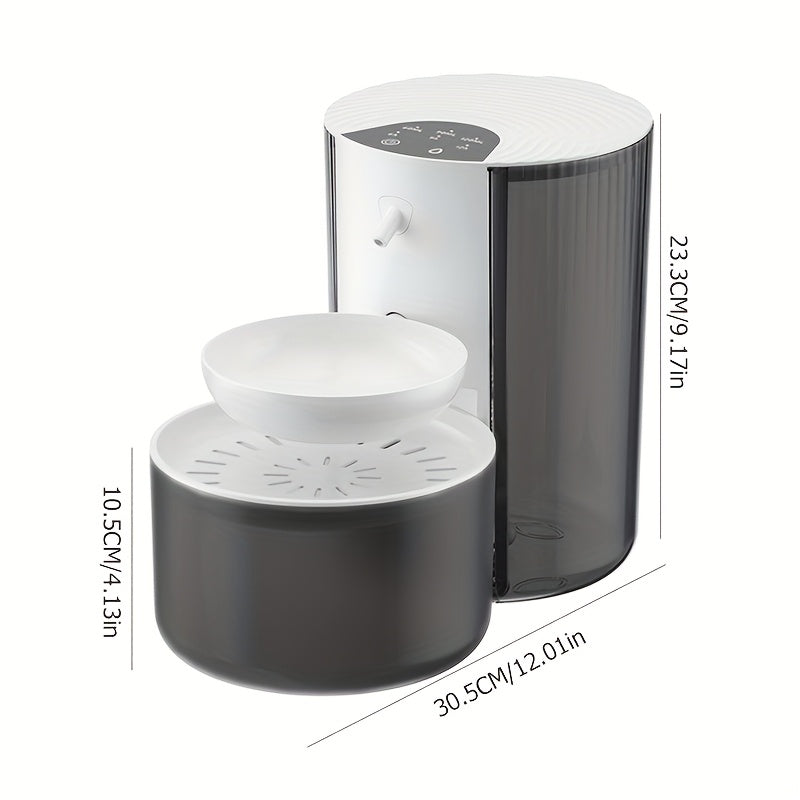 Smart Cat Water Fountain with 3L, USB & Battery LPT