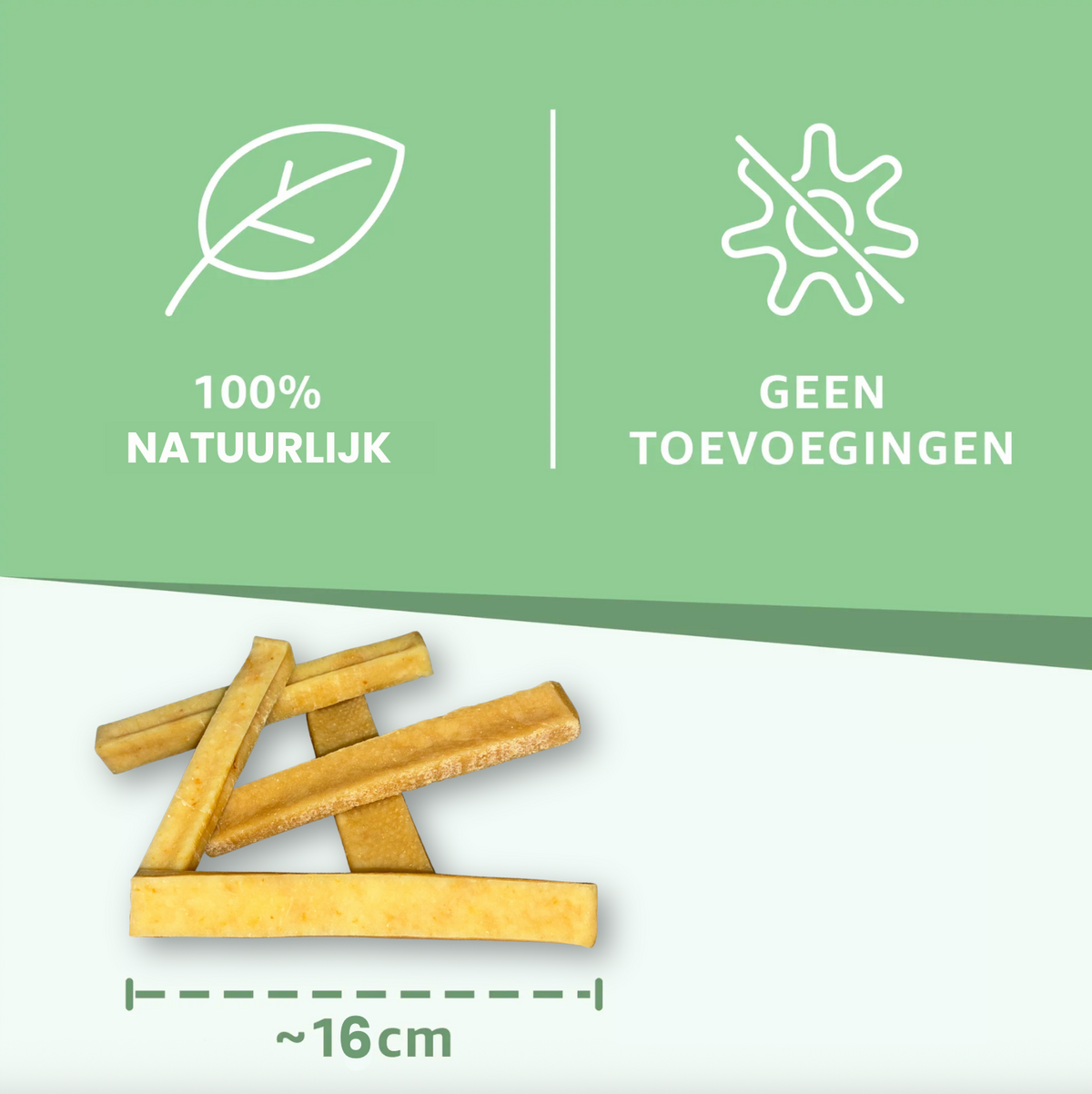 Yakstaven XL Natuurlijke Honden Snack Uit Himalaya Voor Grote Kauwers Lang Kauwplezier Woef Woef Snacks