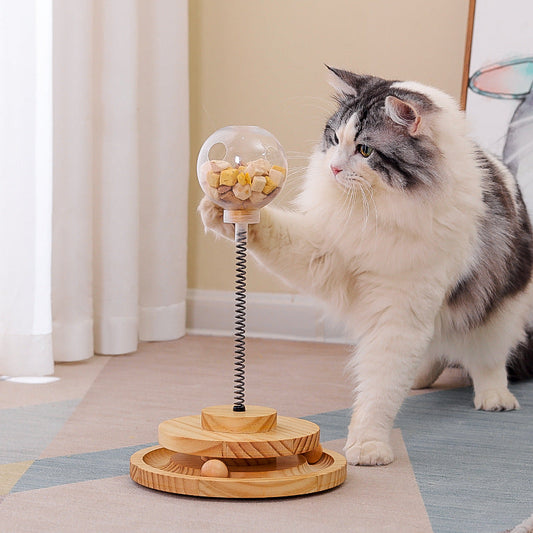 Snackdispenser Voor Katten Met Interactieve Training En Beloningsspel Voor Kattenliefhebbers