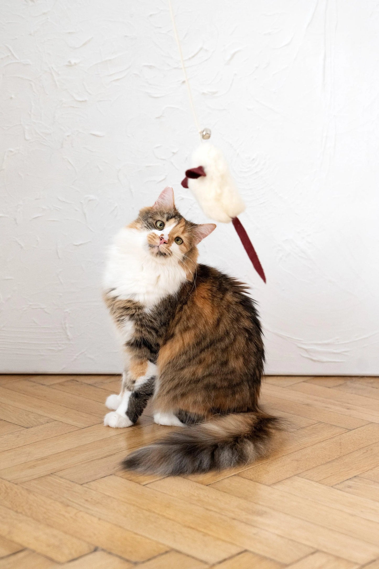 Natural Sheepskin Cat Toy: Mouse Mellow Pet Store