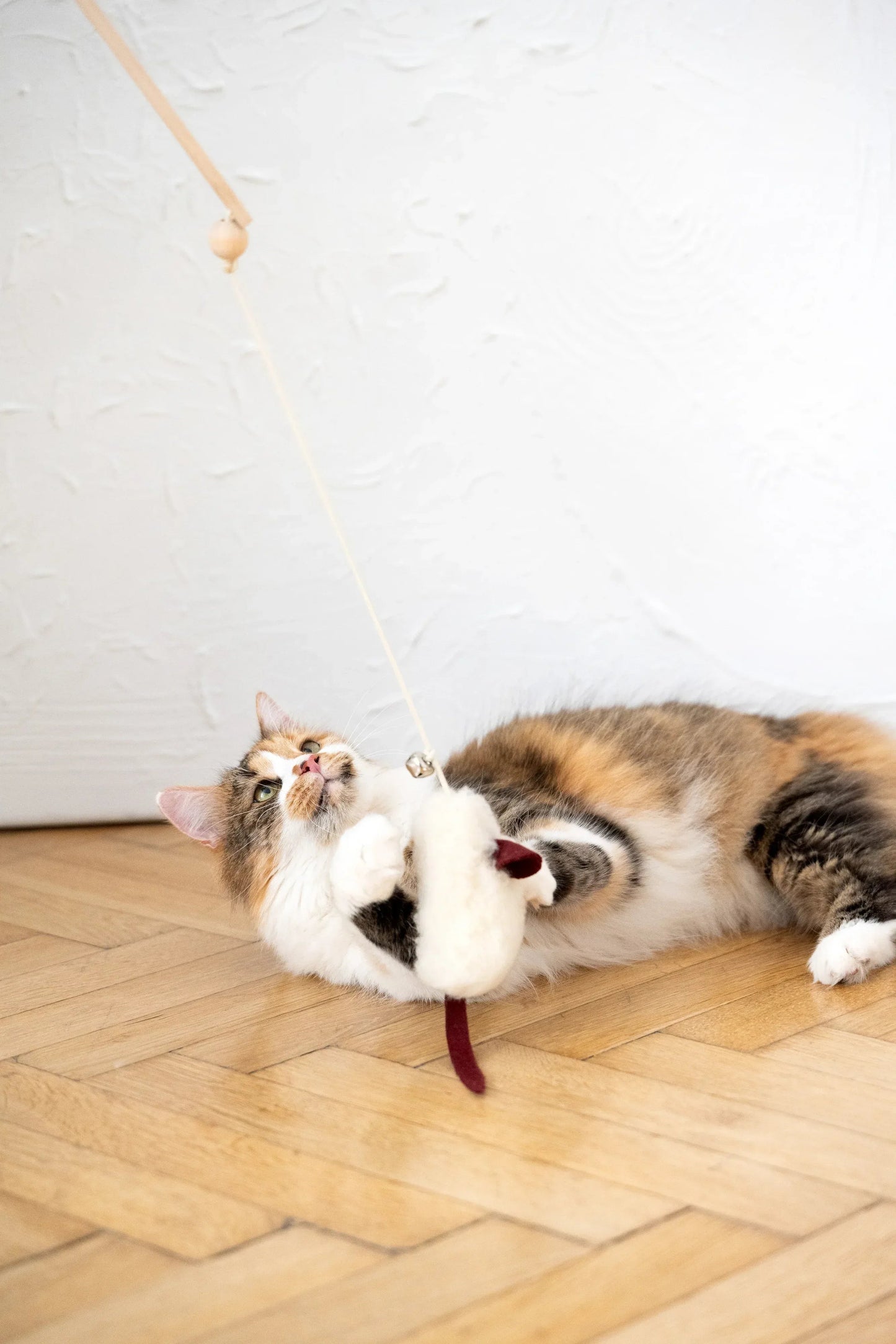 Natural Sheepskin Cat Toy: Mouse Mellow Pet Store