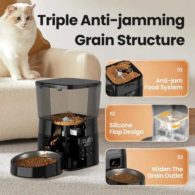 Smart Control Automatic Pet Feeder for Cats and Dogs CAN