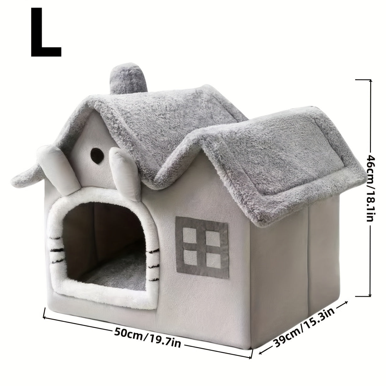 Classic Soft Cat House Bed for Small Pets TM