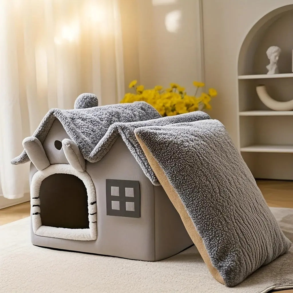 Classic Soft Cat House Bed for Small Pets LPT