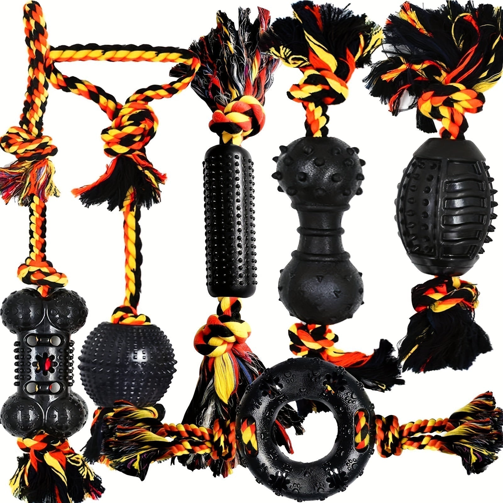 Dog Chew Toys for Small Breeds Rubber (6pcs) LPT