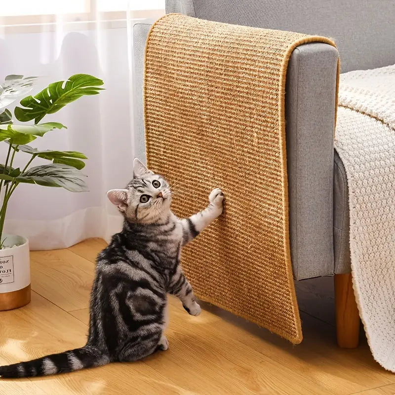 Premium Natural Sisal Cat Scratcher Mat: Durable Protection for Your Furniture CAN