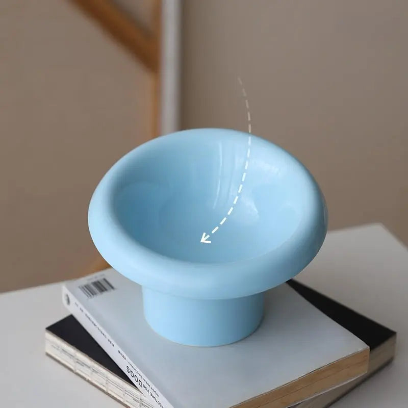 Fafa Elevated Ceramic Pet Bowl Meoof