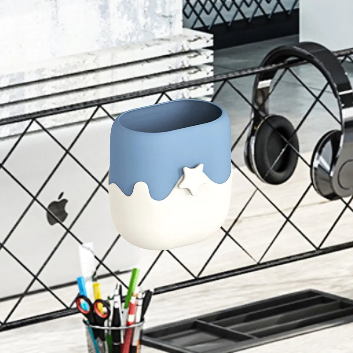Ice Cream Blue Cat Litter Scoop Set Tiny Pet