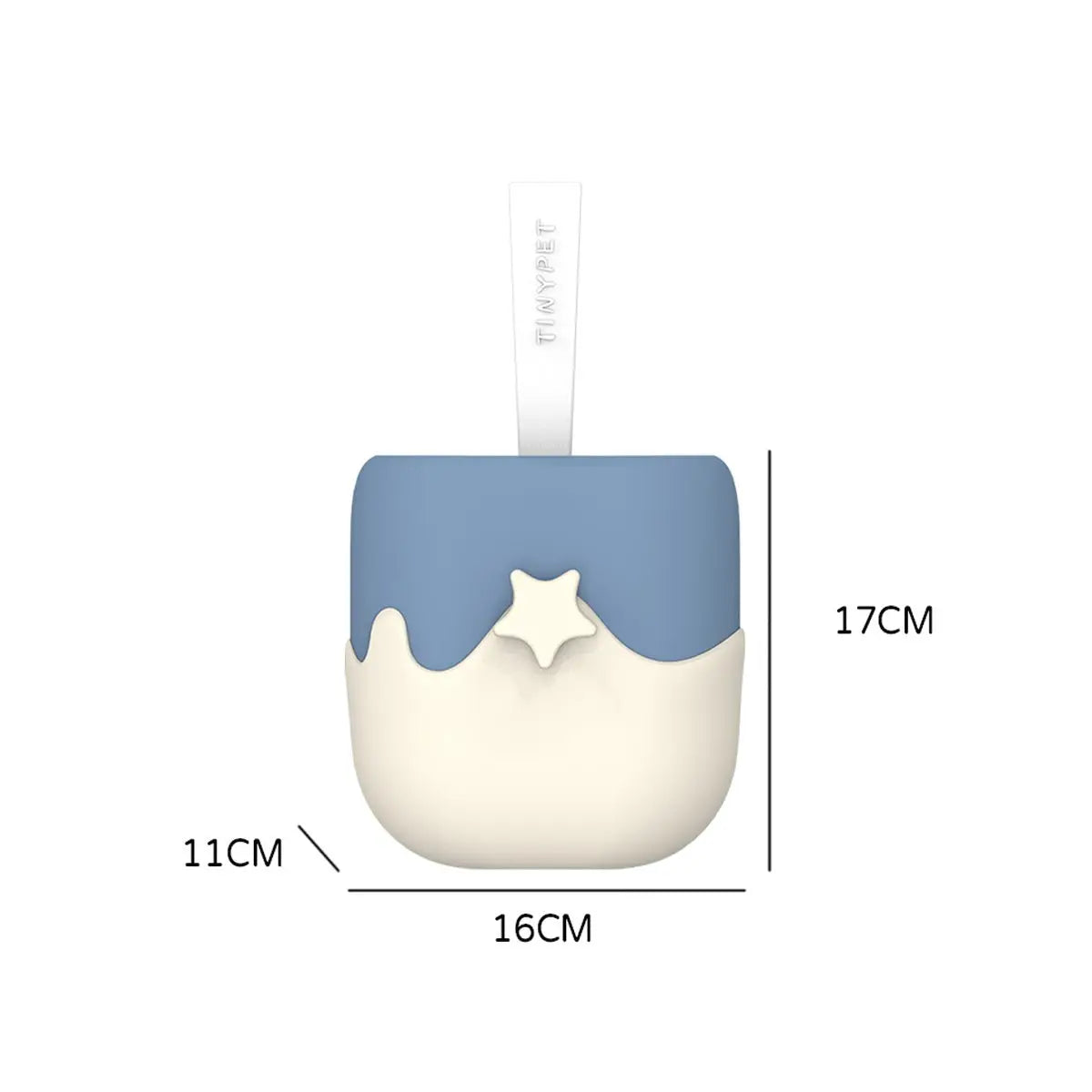 Ice Cream Blue Cat Litter Scoop Set Tiny Pet