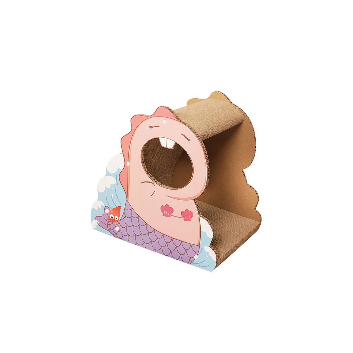 Little Dinosaur Pink Cat Scratching Board Tiny Pet