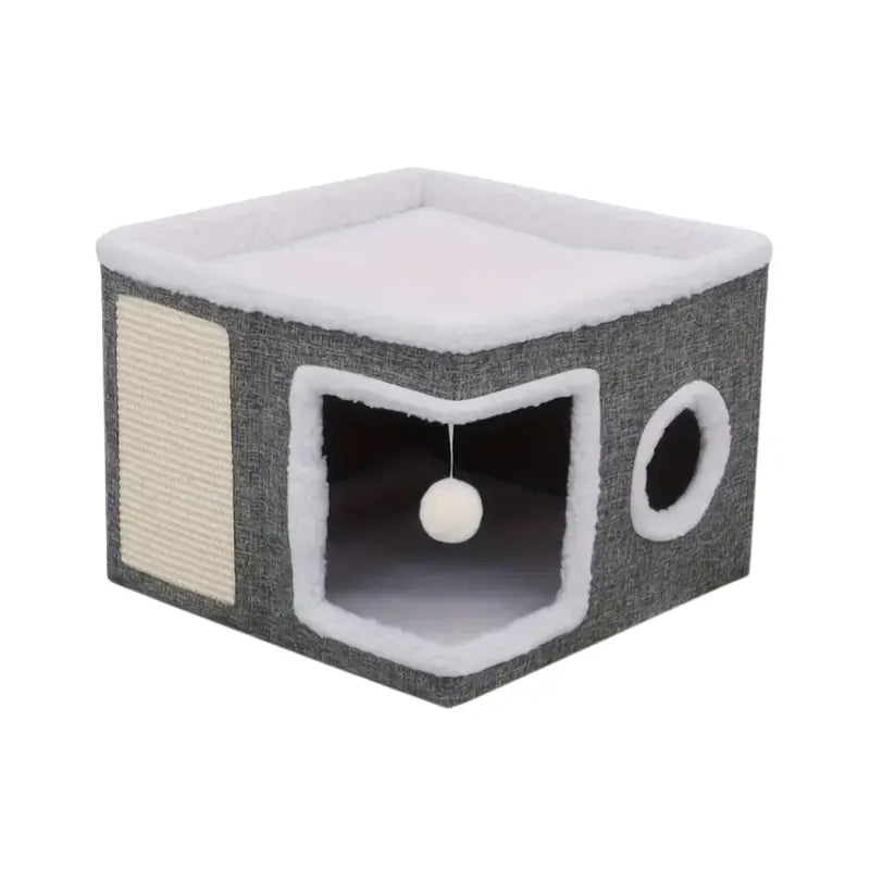 Double-Layer Cat Bed Cave Sofa TM