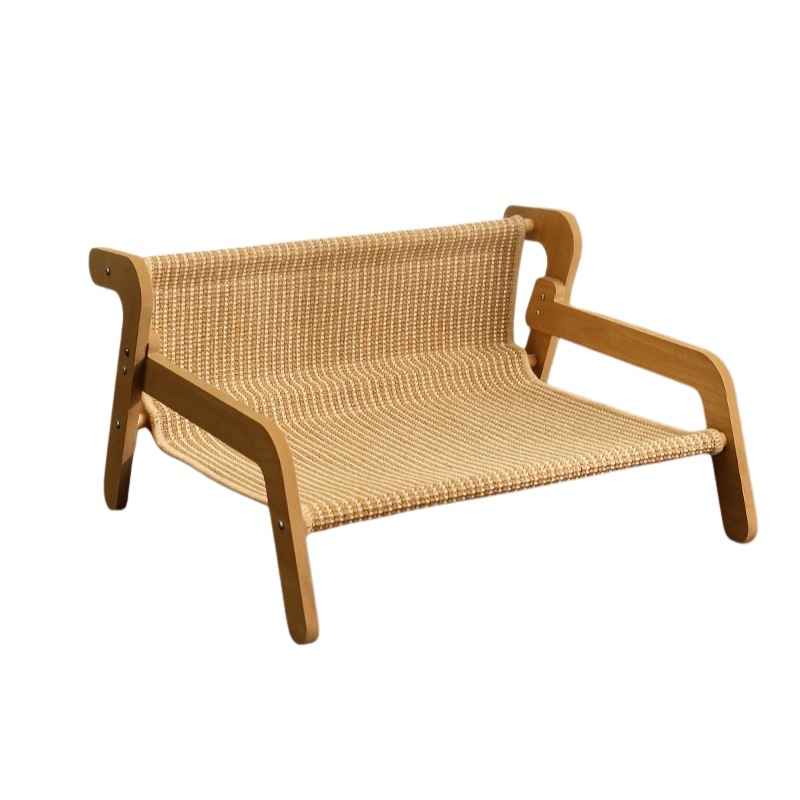 Cat Scratcher Hammock Linen Lounge Chair LPT