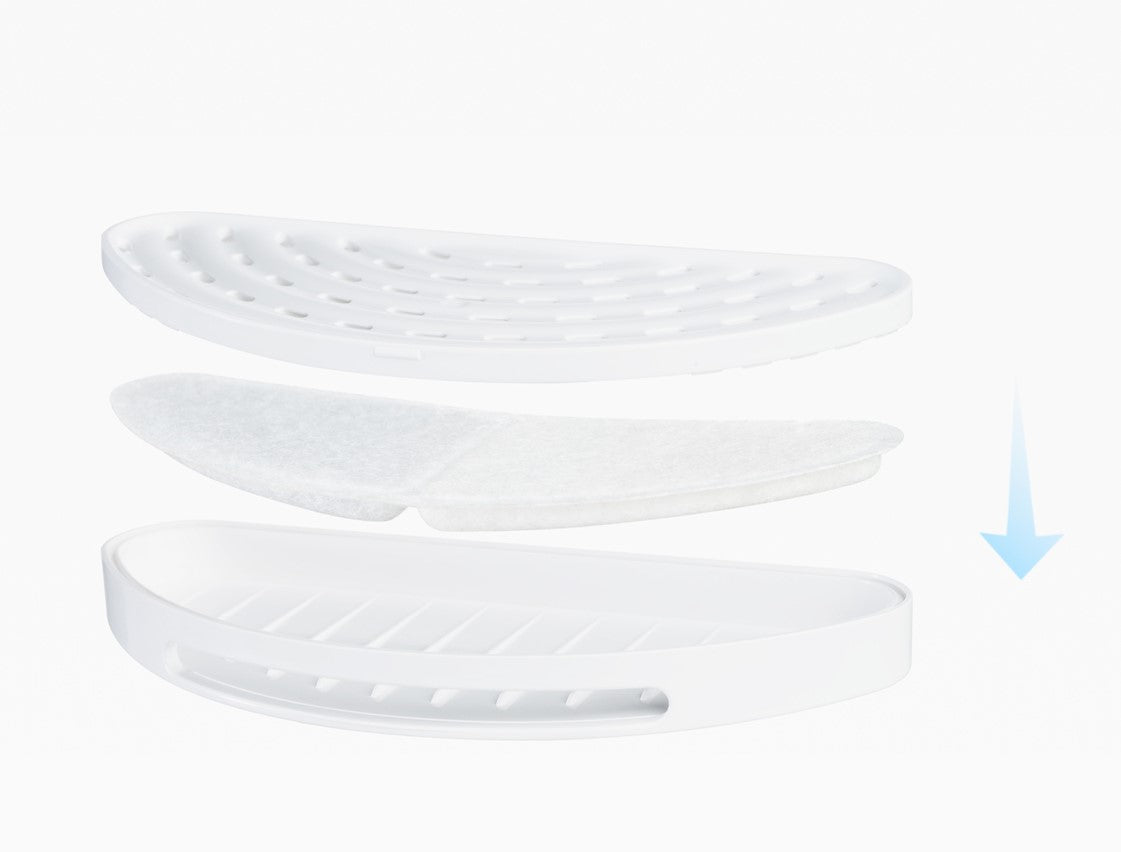 Smart UVC Sterilizing Heated Cat Water Fountain Filter Replacement (4-Pack) Meoof