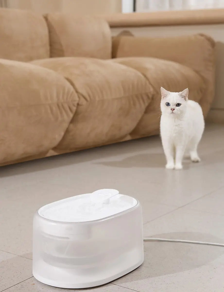 Smart UVC Sterilizing Heated Cat Water Fountain Meoof